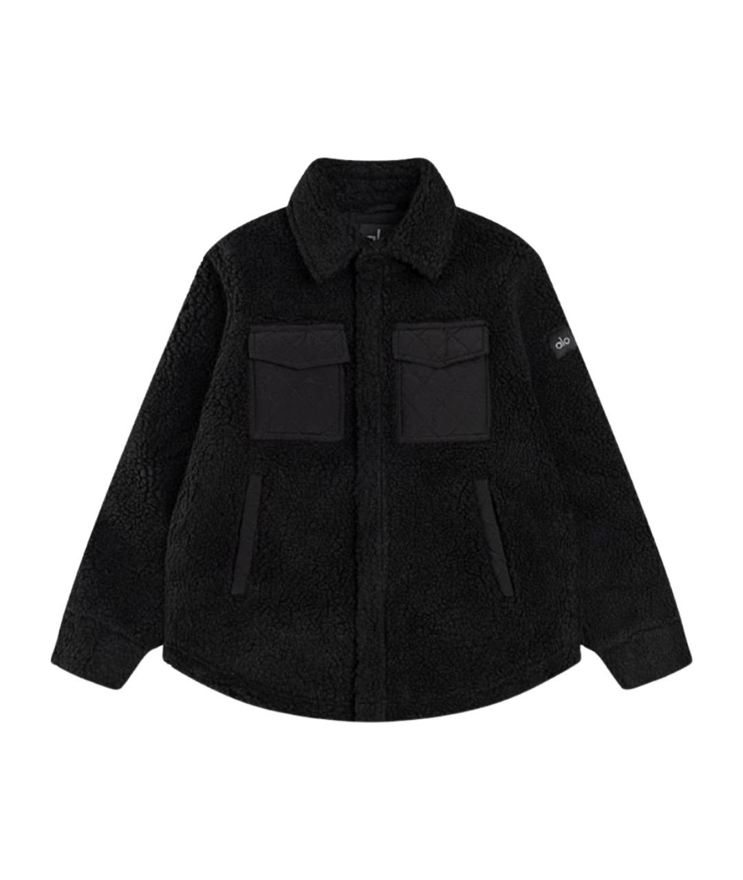 ALO YOGA Черная шерстяная парка, фото 1