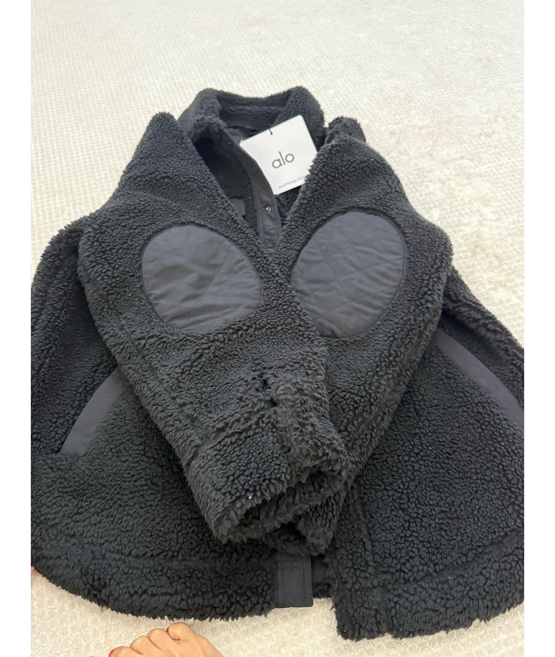 ALO YOGA Черная шерстяная парка, фото 6