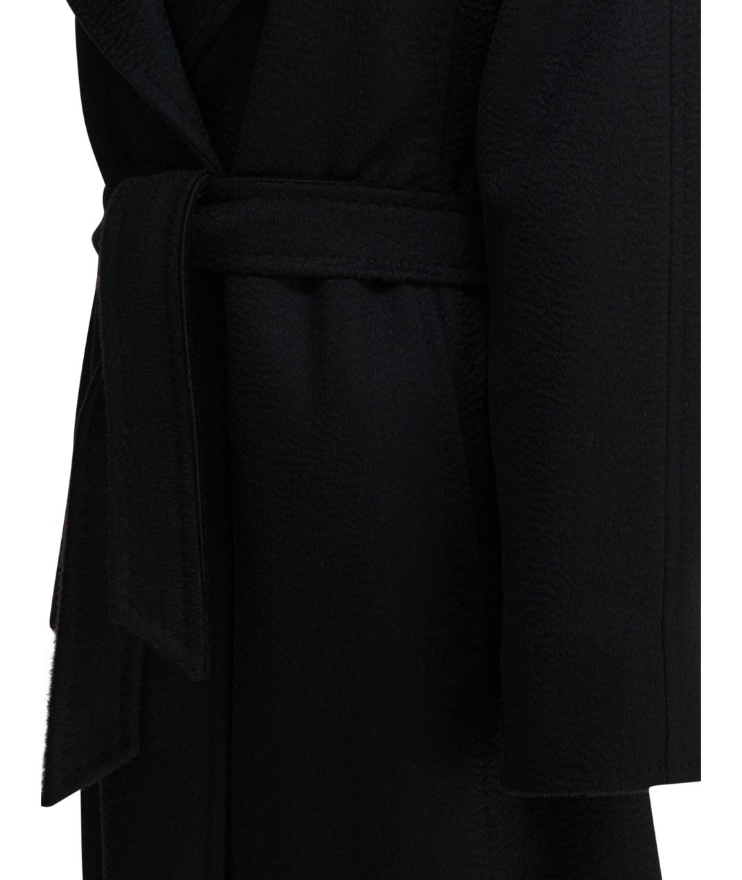 MAX MARA Черное шерстяное пальто, фото 3