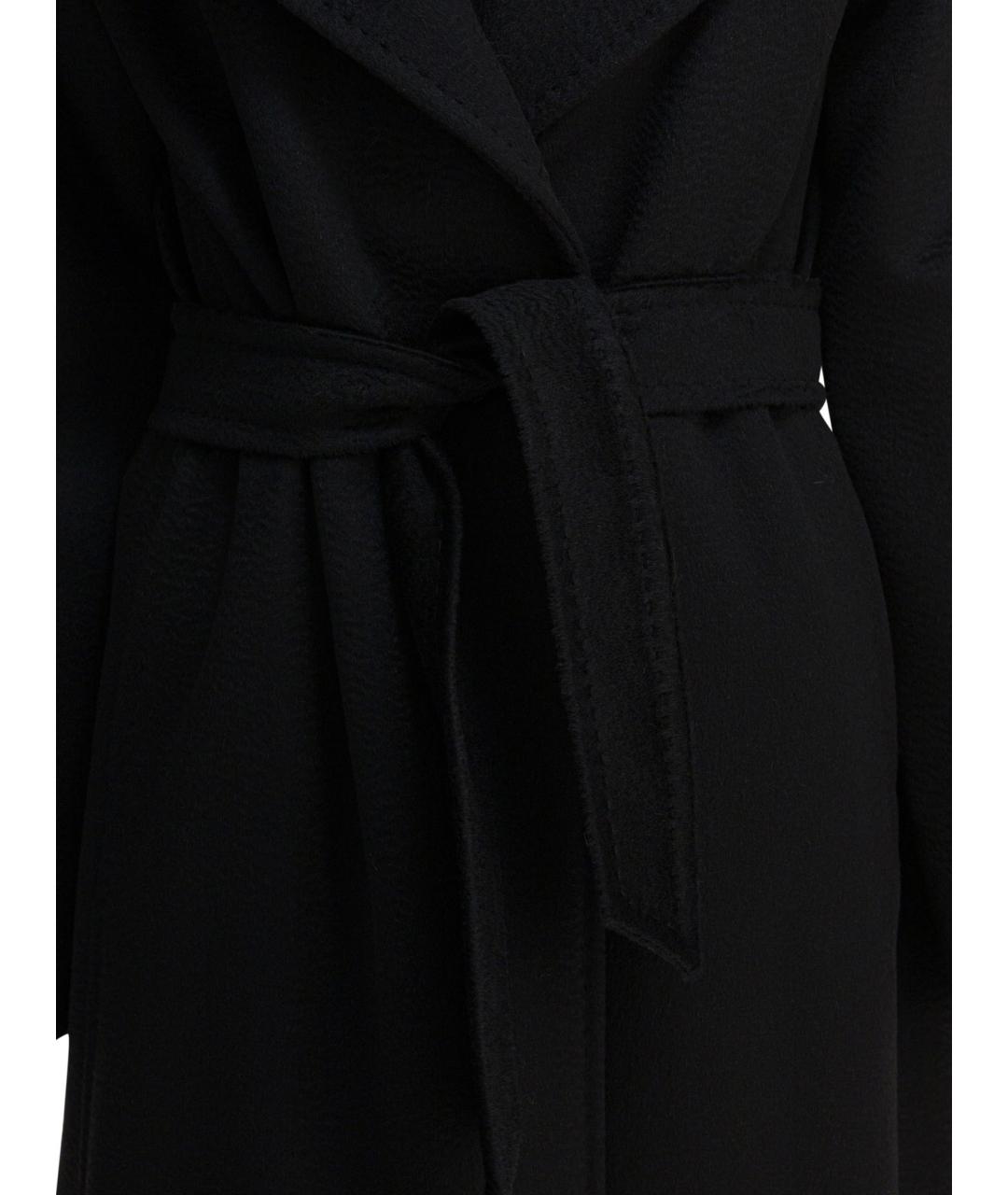 MAX MARA Черное шерстяное пальто, фото 2
