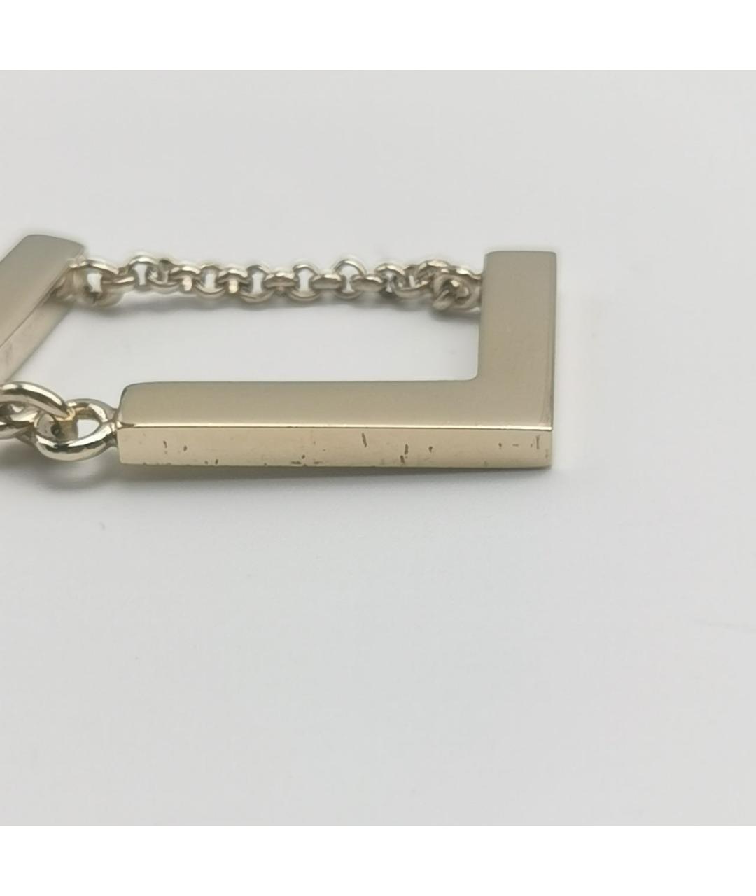 CHANEL Золотые металлические серьги, фото 6