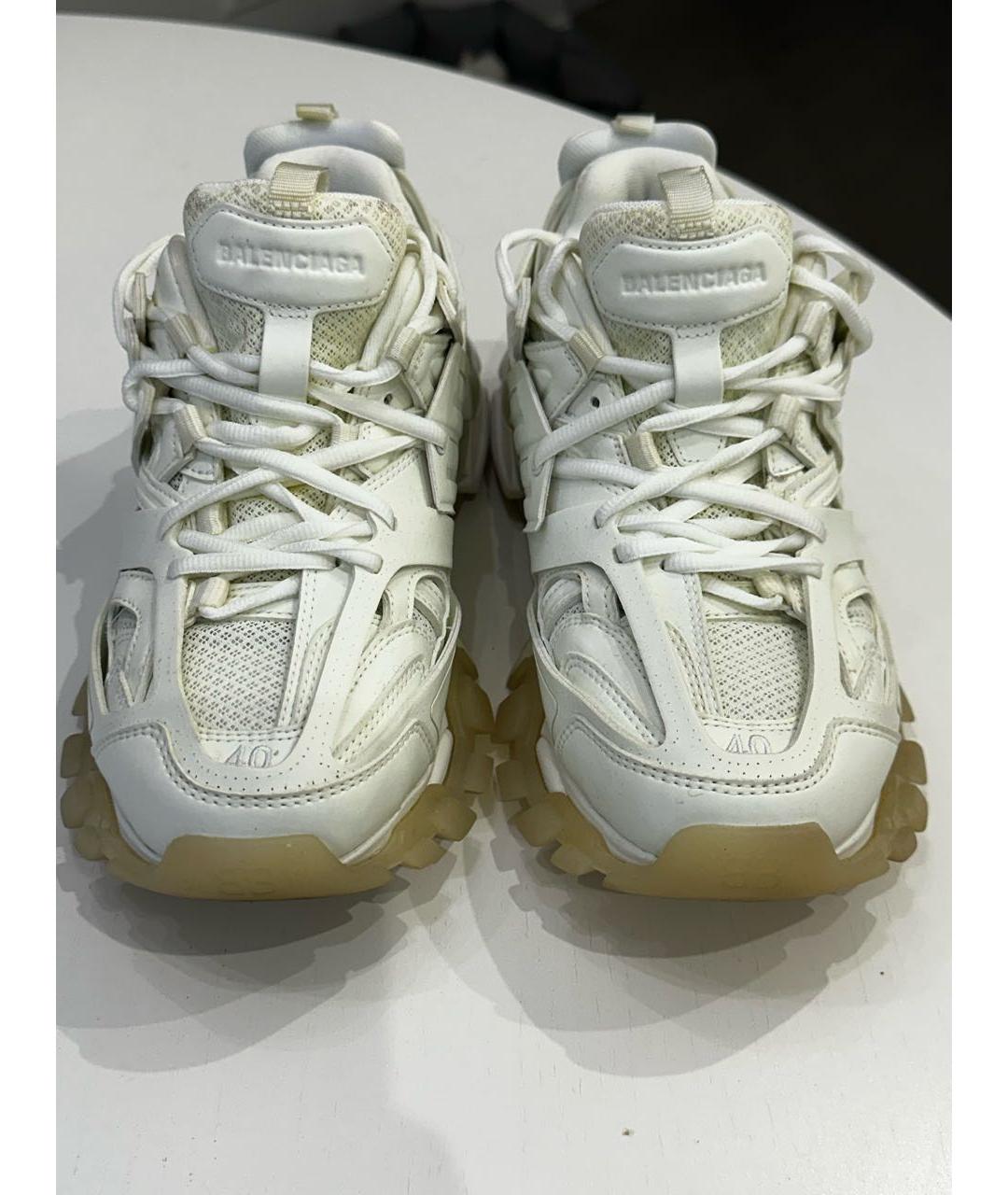 BALENCIAGA Белые текстильные кроссовки, фото 2