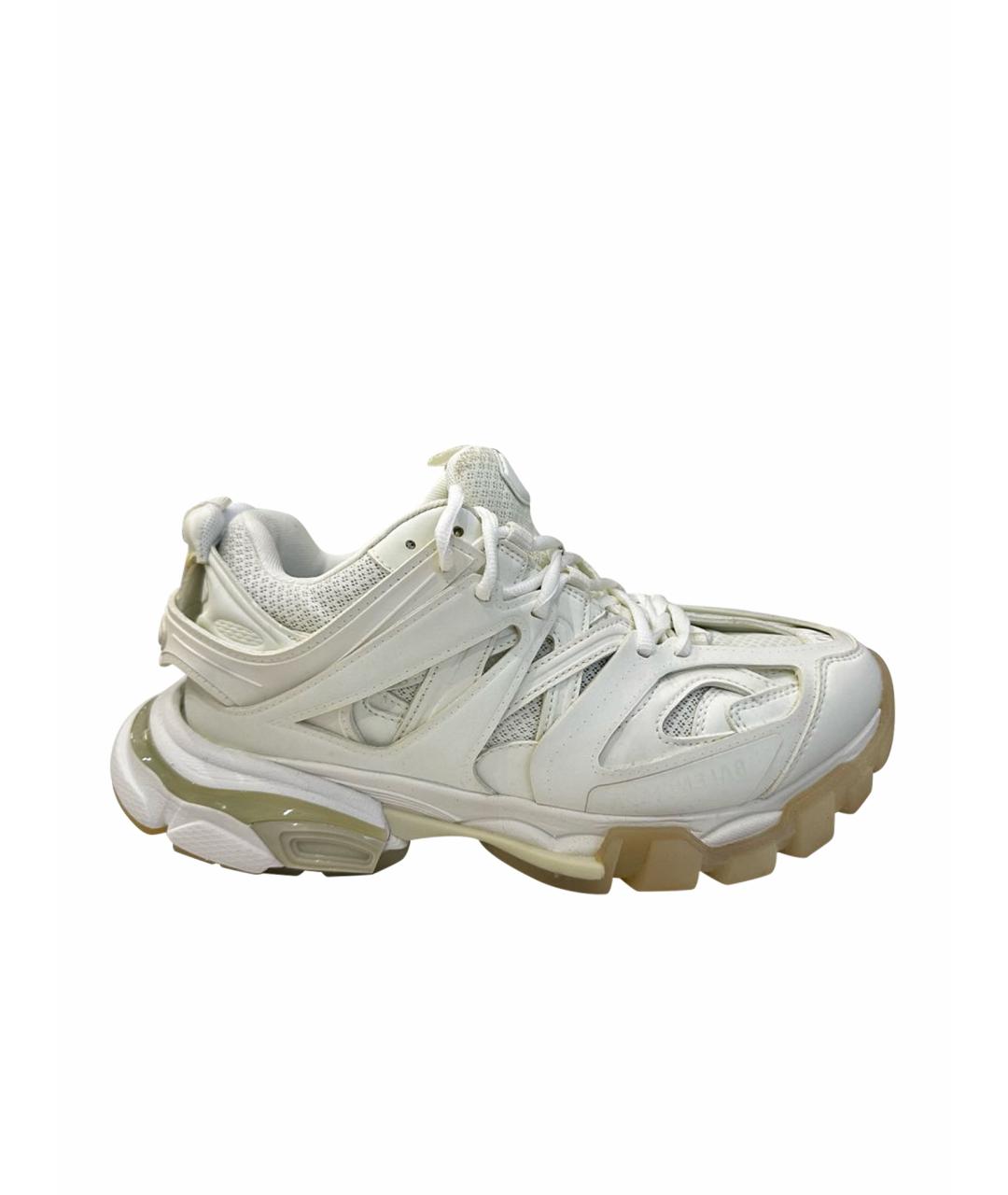 BALENCIAGA Белые текстильные кроссовки, фото 1