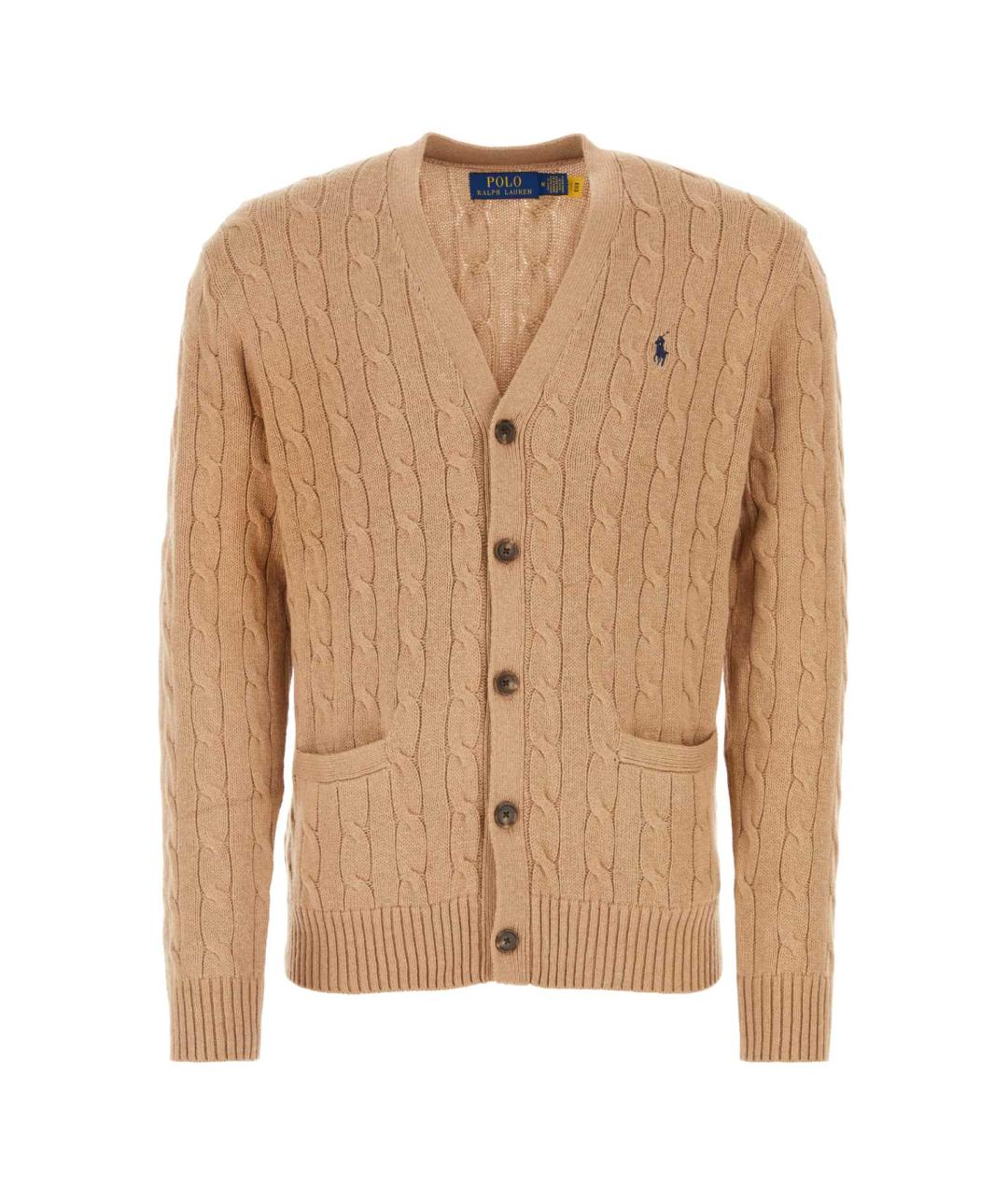 POLO RALPH LAUREN Бежевый хлопковый кардиган, фото 1