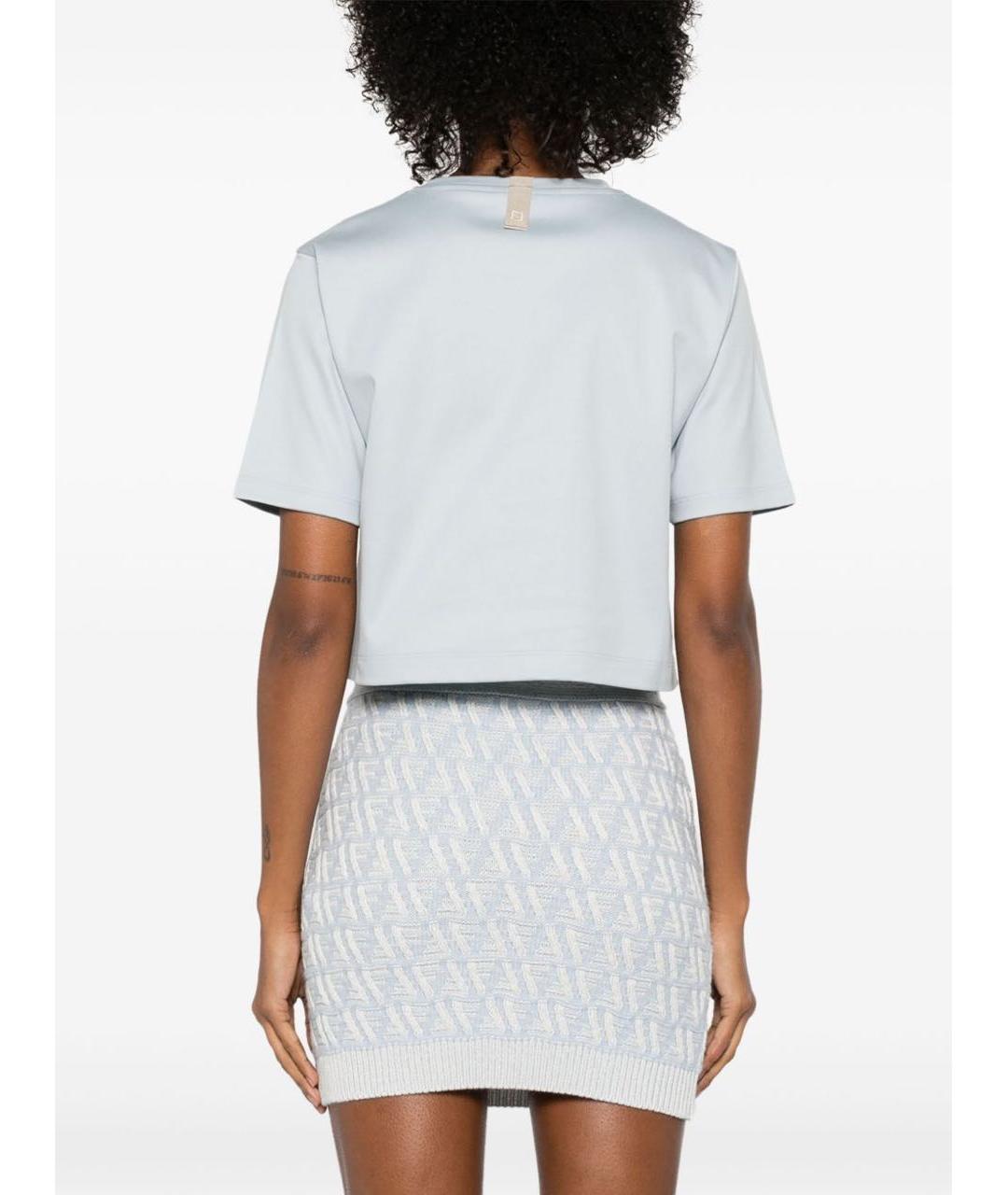 FENDI Голубая футболка, фото 4