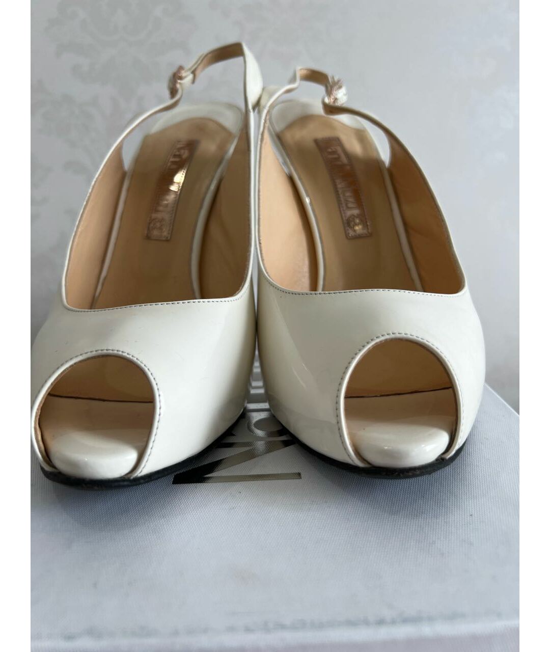 NANDO MUZI Белые кожаные туфли, фото 8