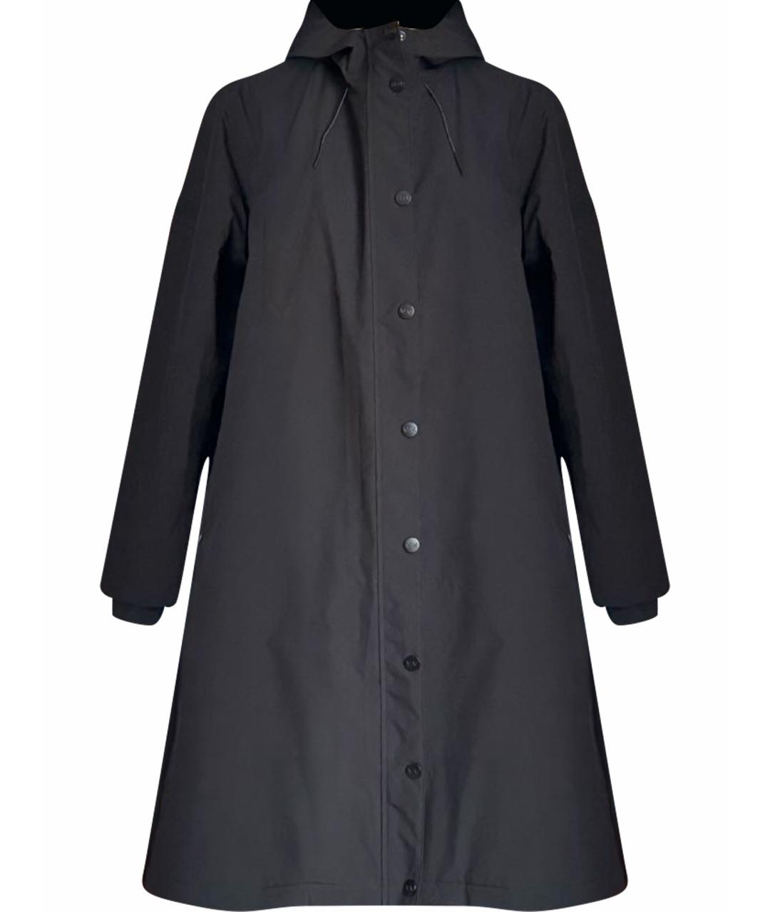 MAX MARA Черная полиэстеровая парка, фото 1