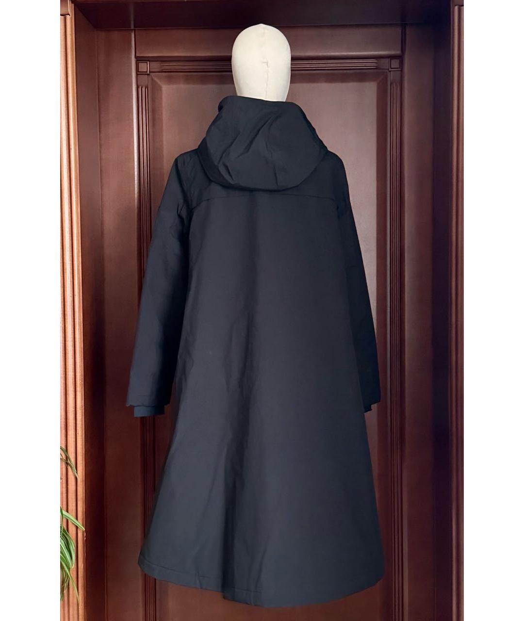 MAX MARA Черная полиэстеровая парка, фото 2