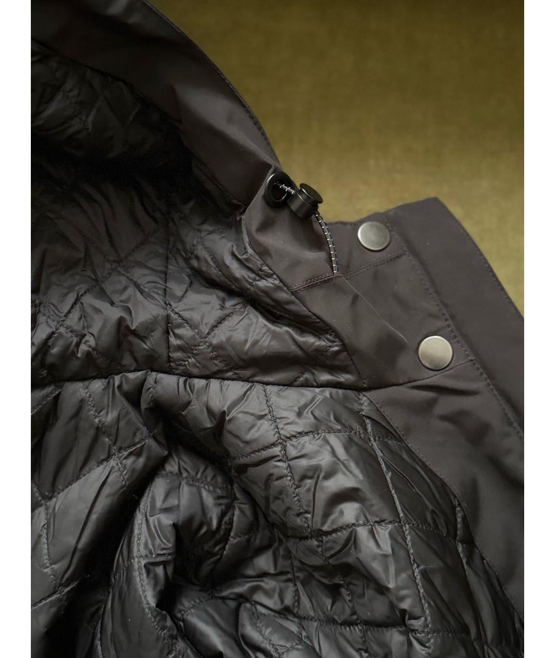 MAX MARA Черная полиэстеровая парка, фото 5