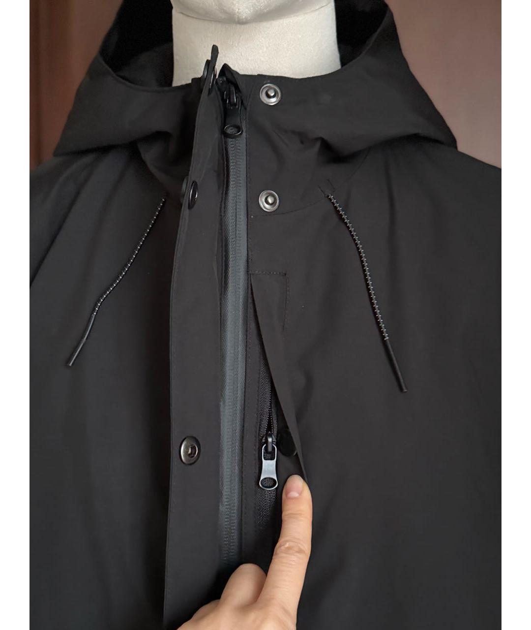 MAX MARA Черная полиэстеровая парка, фото 4