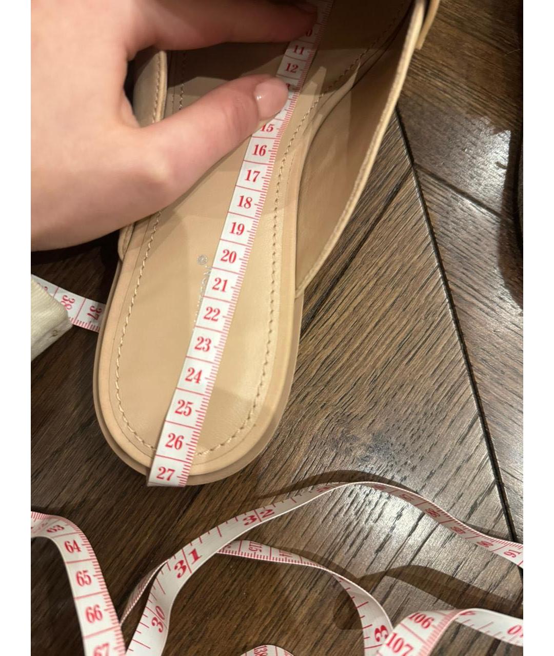 LOUIS VUITTON Бежевые замшевые лоферы, фото 8