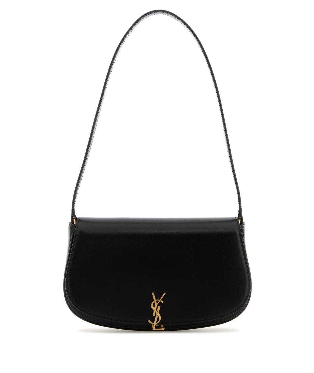 SAINT LAURENT Черный кожаный кошелек, фото 1