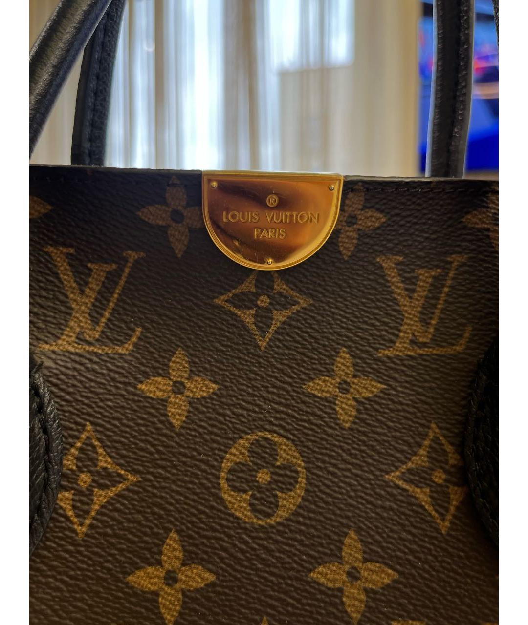 LOUIS VUITTON Коричневая сумка через плечо из искусственной кожи, фото 2