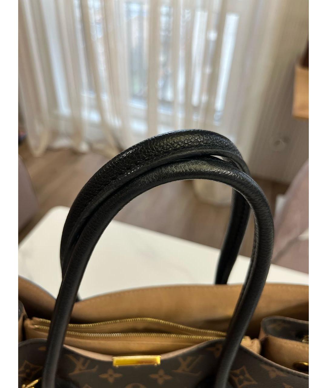 LOUIS VUITTON Коричневая сумка через плечо из искусственной кожи, фото 3