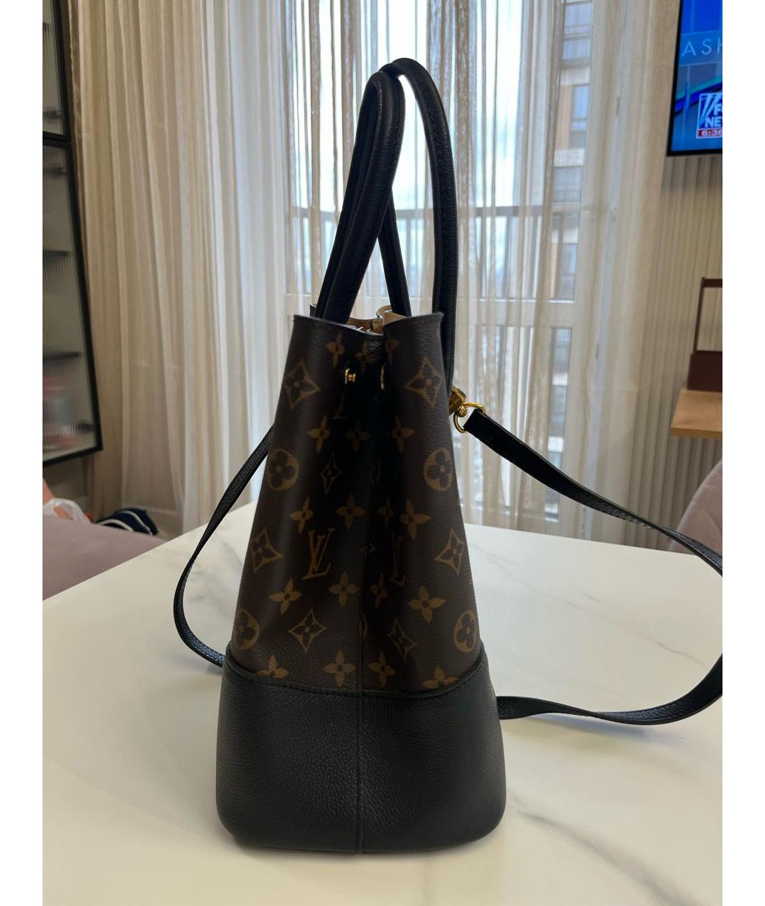 LOUIS VUITTON Коричневая сумка через плечо из искусственной кожи, фото 4