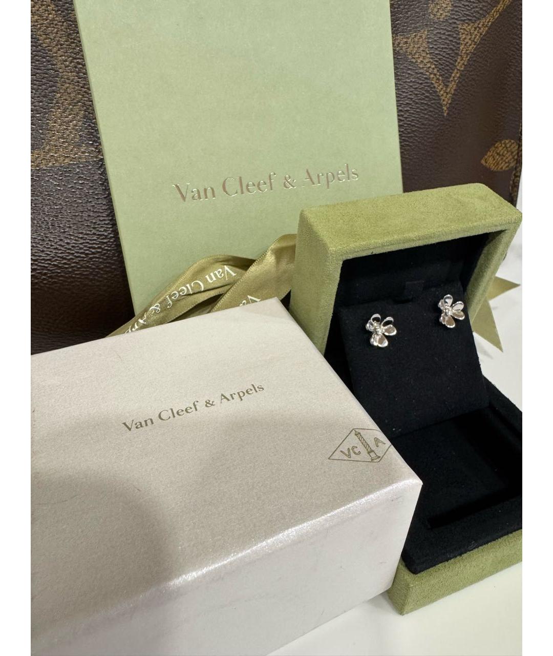 VAN CLEEF & ARPELS Серебряные серьги из белого золота, фото 2