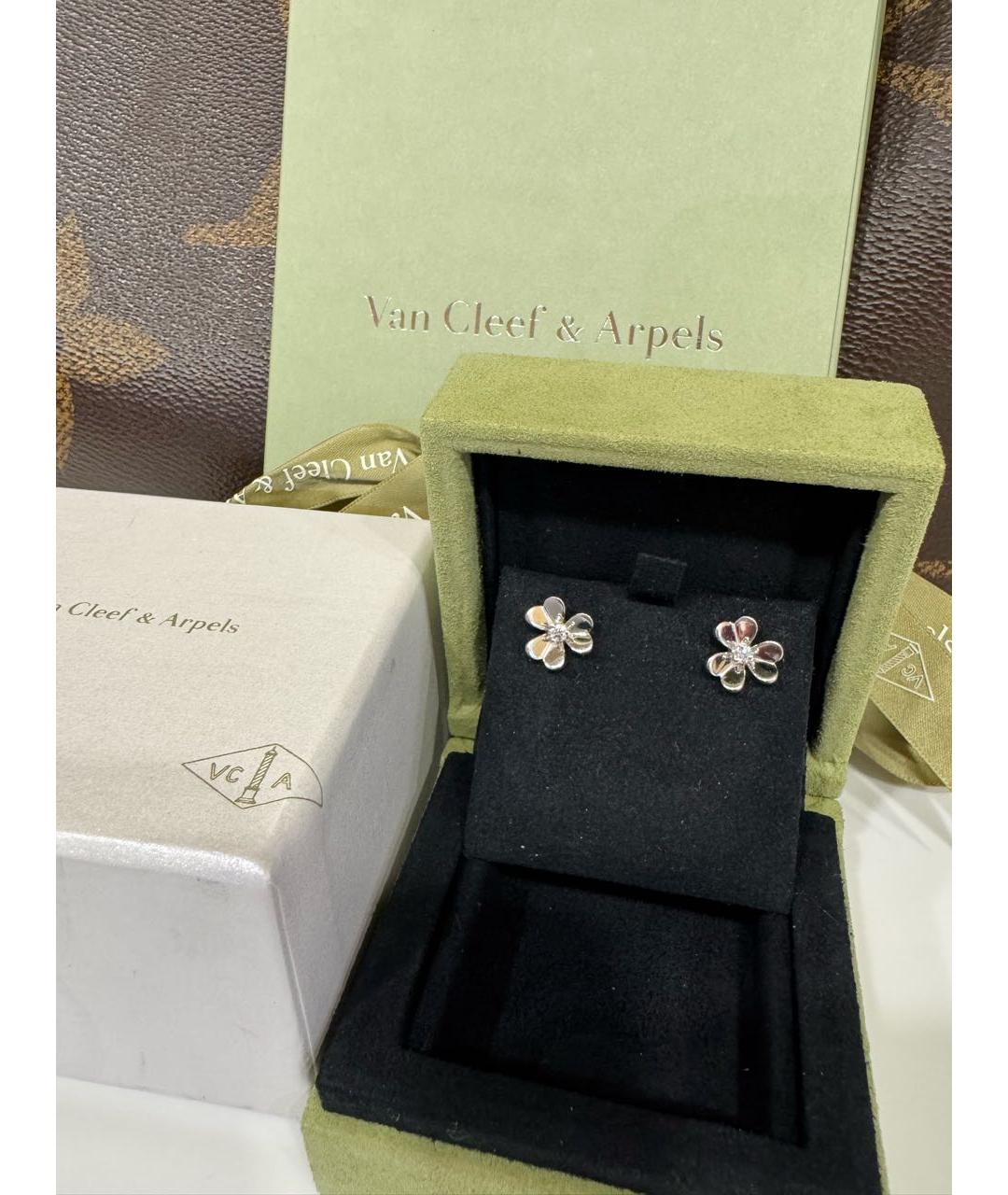 VAN CLEEF & ARPELS Серебряные серьги из белого золота, фото 3