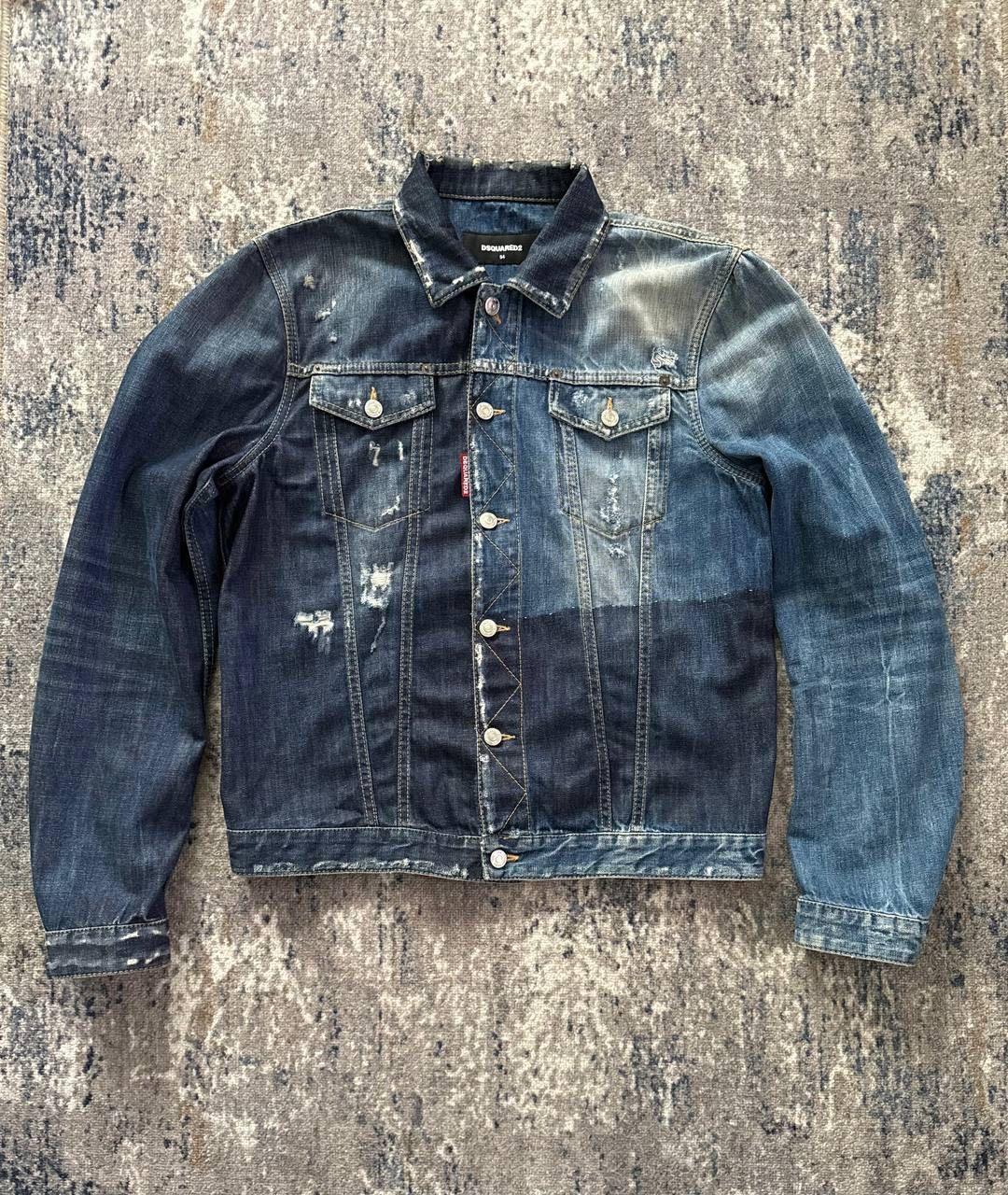 DSQUARED2 Синяя деним куртка, фото 6