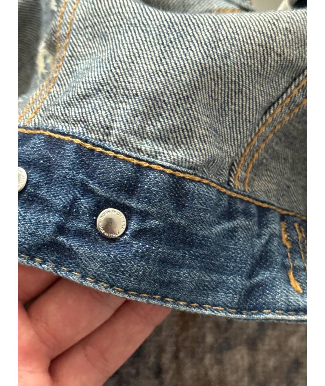 DSQUARED2 Синяя деним куртка, фото 4