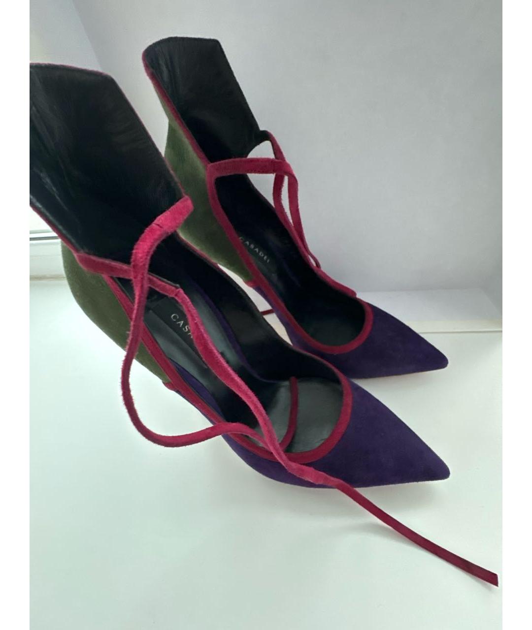 CASADEI Мульти замшевые туфли, фото 2