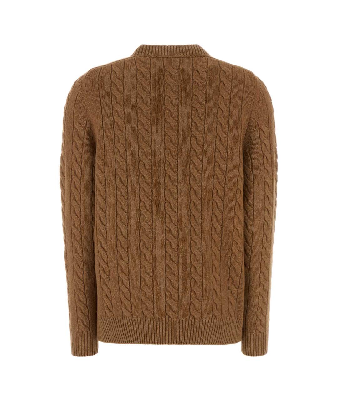 THE ROW Бежевая шерстяная футболка, фото 2