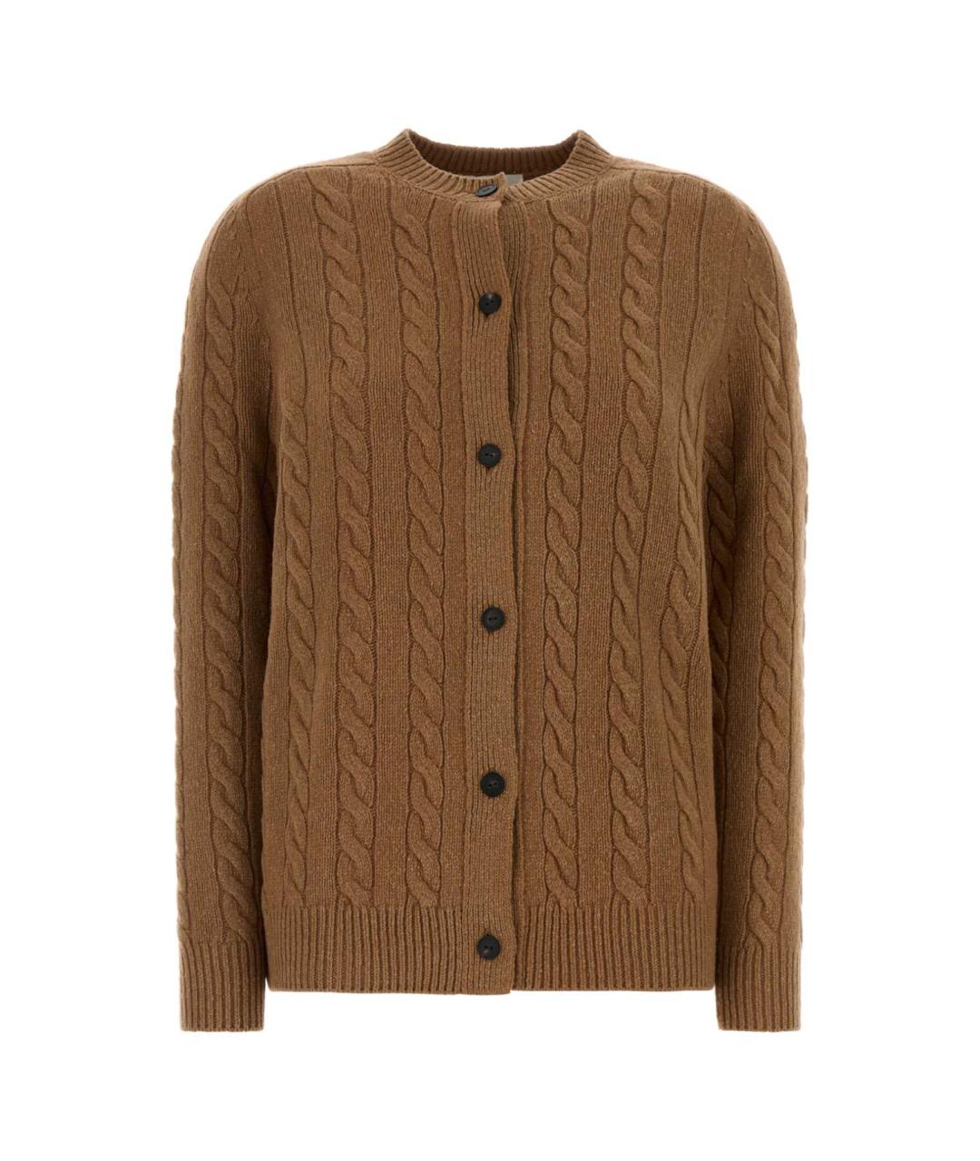 THE ROW Бежевая шерстяная футболка, фото 1