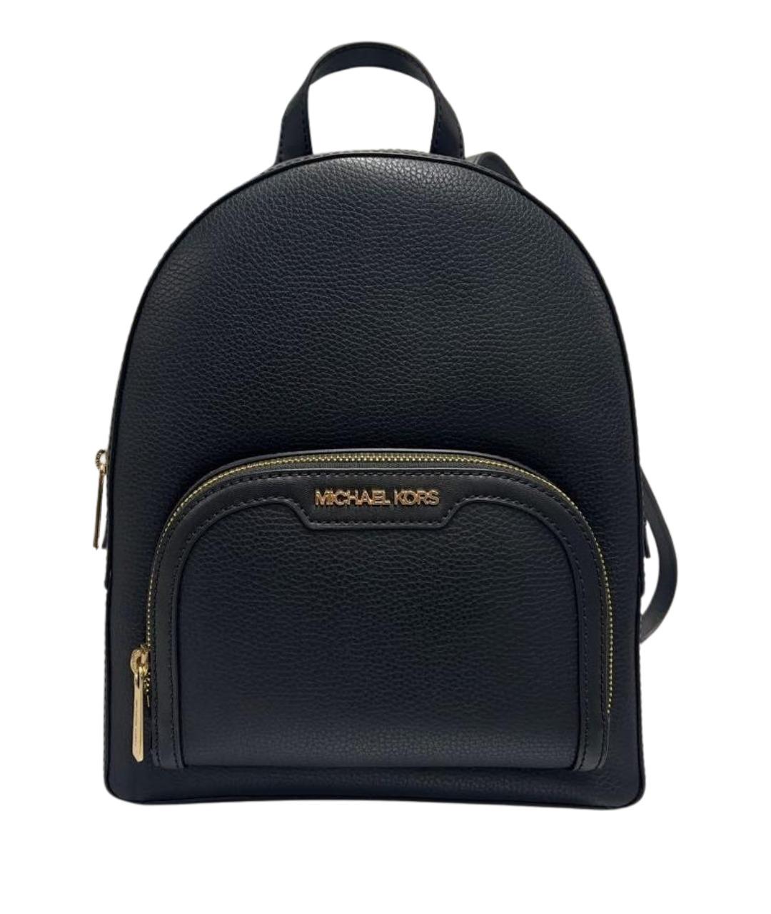 MICHAEL KORS Черный кожаный рюкзак, фото 1