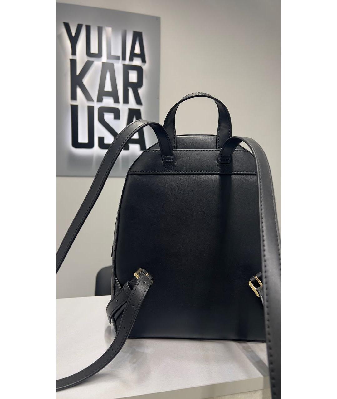 MICHAEL KORS Черный кожаный рюкзак, фото 3