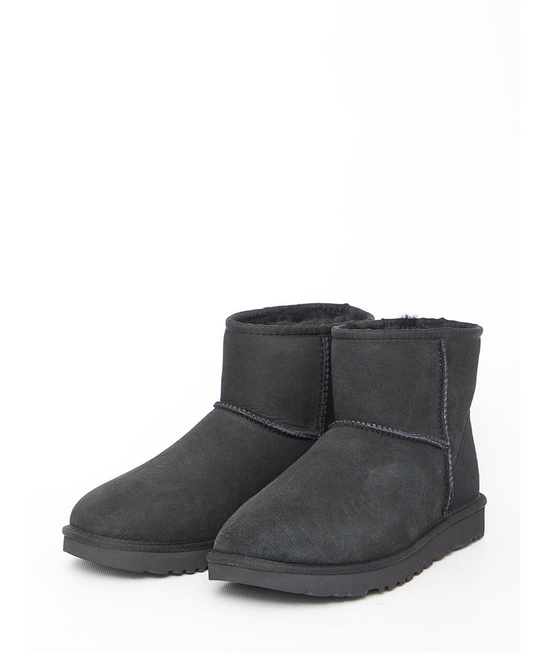 UGG AUSTRALIA Серые нубуковые ботинки, фото 2