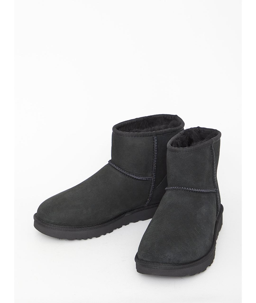 UGG AUSTRALIA Серые нубуковые ботинки, фото 5