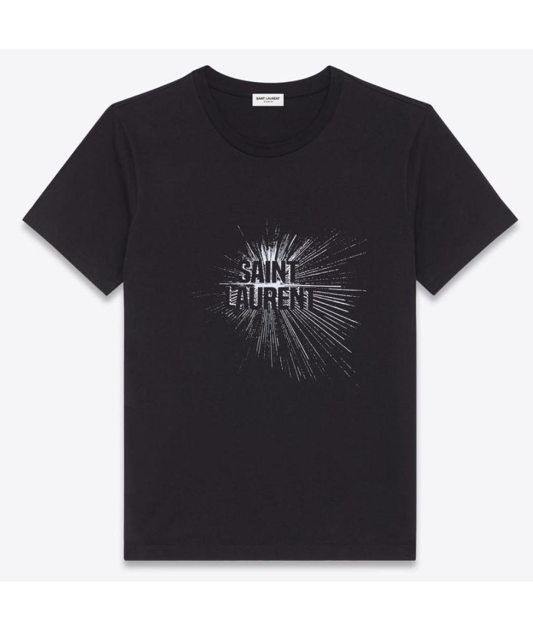 SAINT LAURENT Черная футболка, фото 3