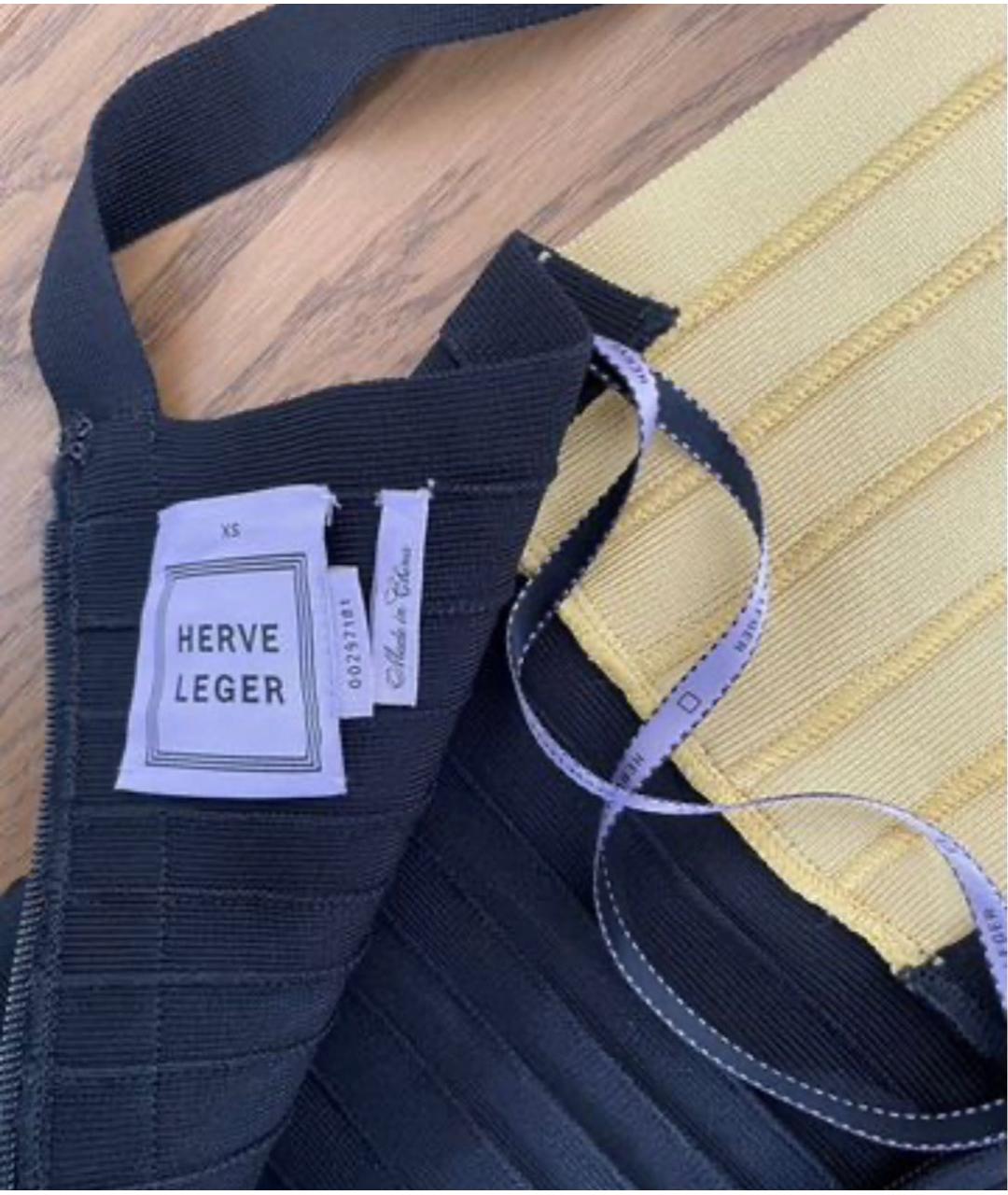 HERVE LEGER Полиэстеровое коктейльное платье, фото 3