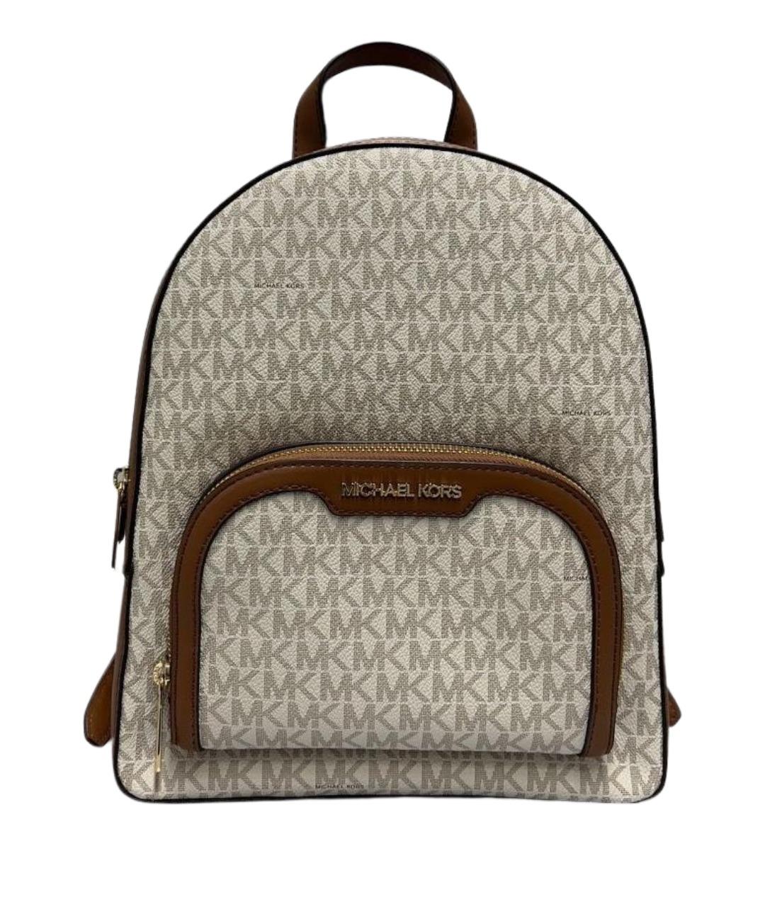 MICHAEL KORS Коричневый кожаный рюкзак, фото 1