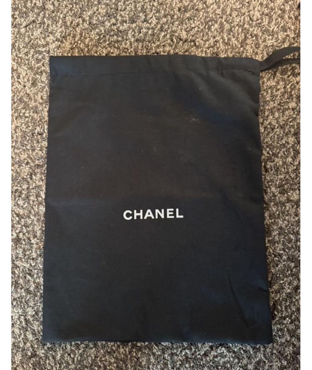 CHANEL Черная кожаная сумка через плечо, фото 6