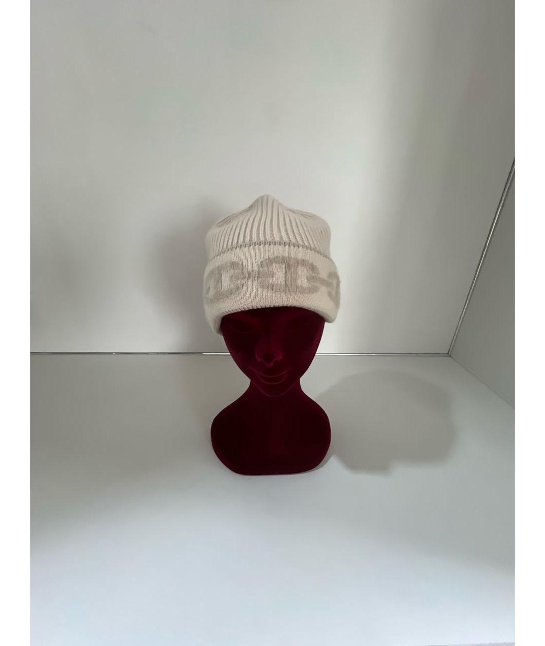 HERMES Бежевая кашемировая шапка, фото 2