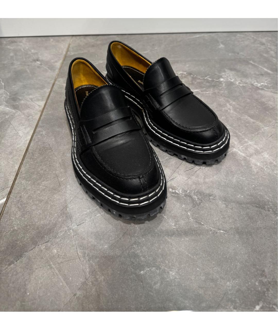 PROENZA SCHOULER Черные кожаные лоферы, фото 2