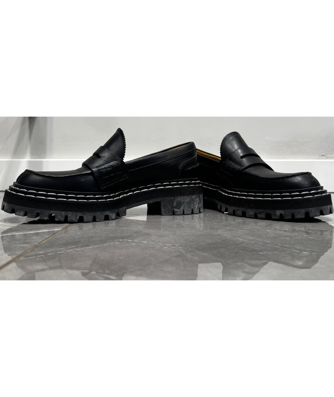 PROENZA SCHOULER Черные кожаные лоферы, фото 3