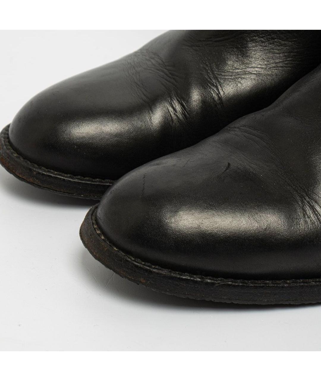 CHANEL Черные кожаные полусапоги, фото 2