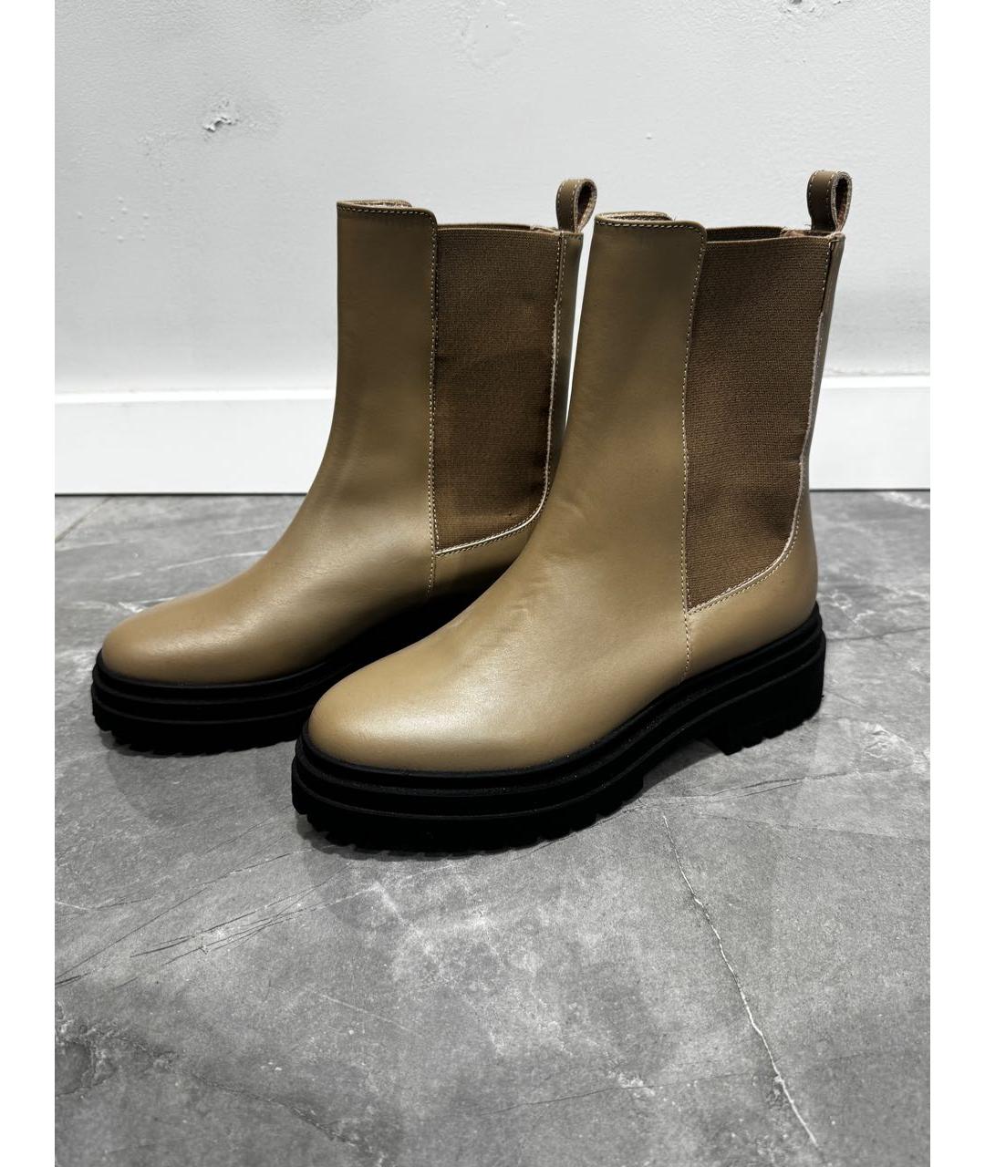 ANTONELLI FIRENZE Коричневые кожаные полусапоги, фото 2