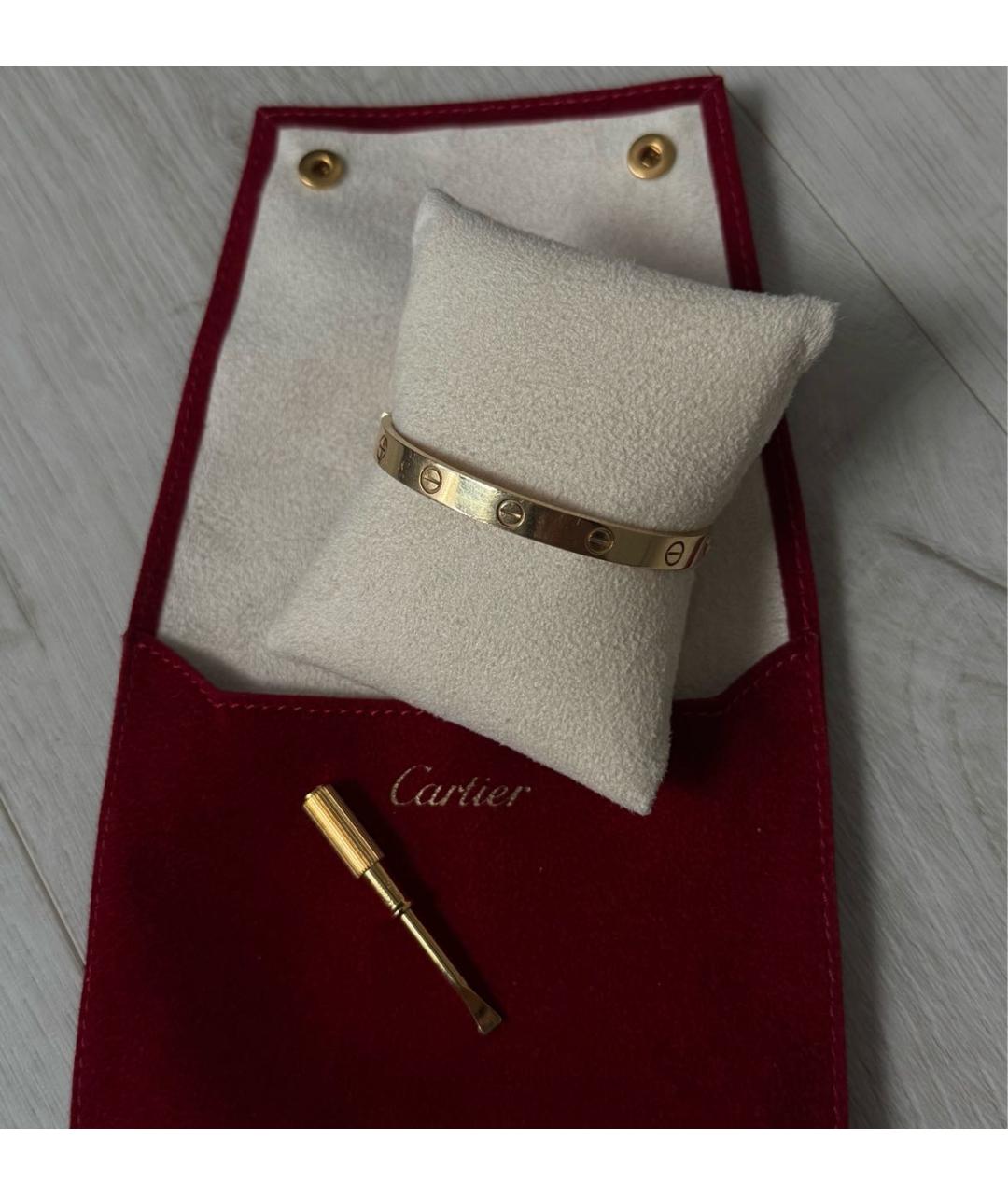 CARTIER Золотой браслет из желтого золота, фото 4