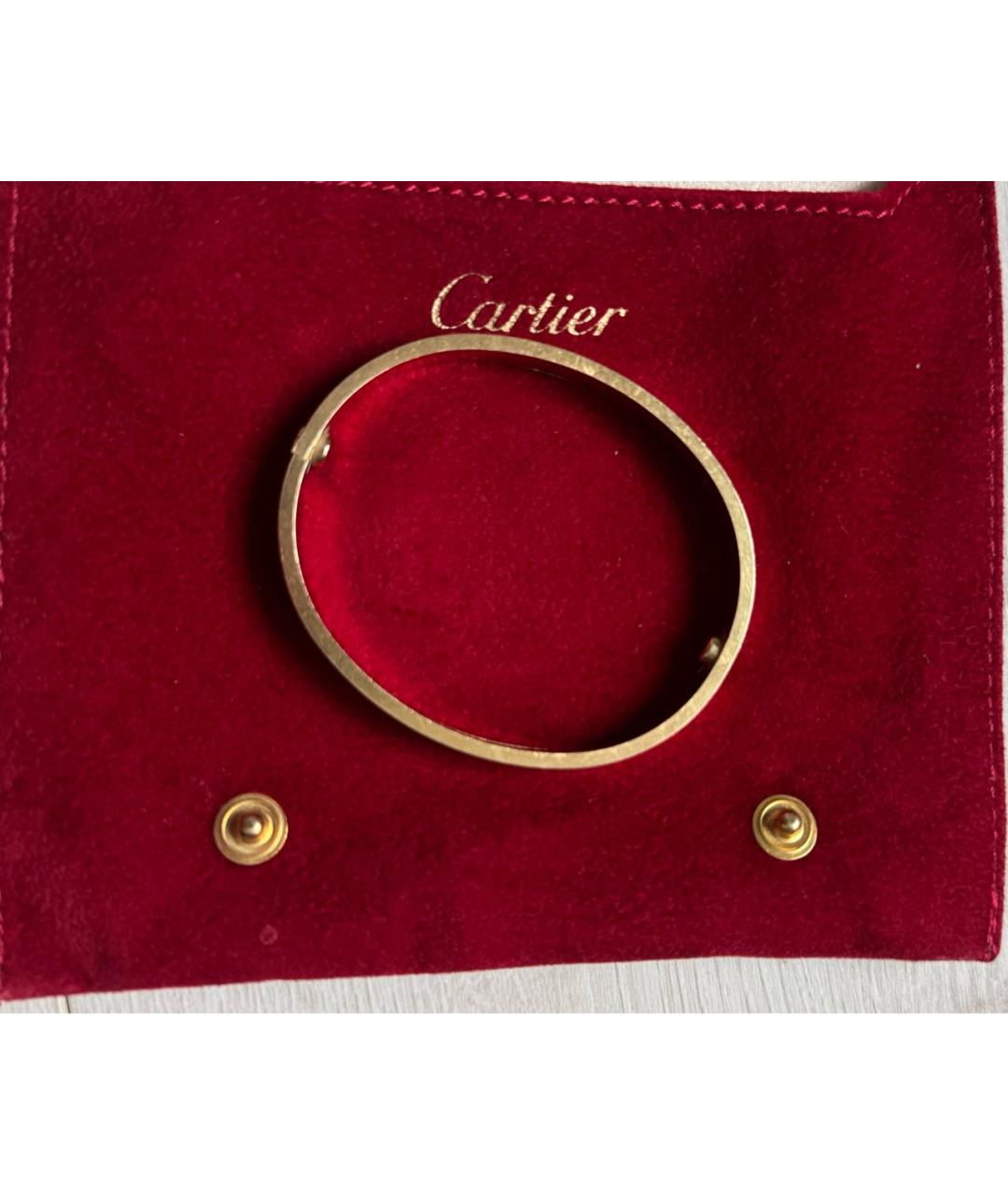 CARTIER Золотой браслет из желтого золота, фото 2