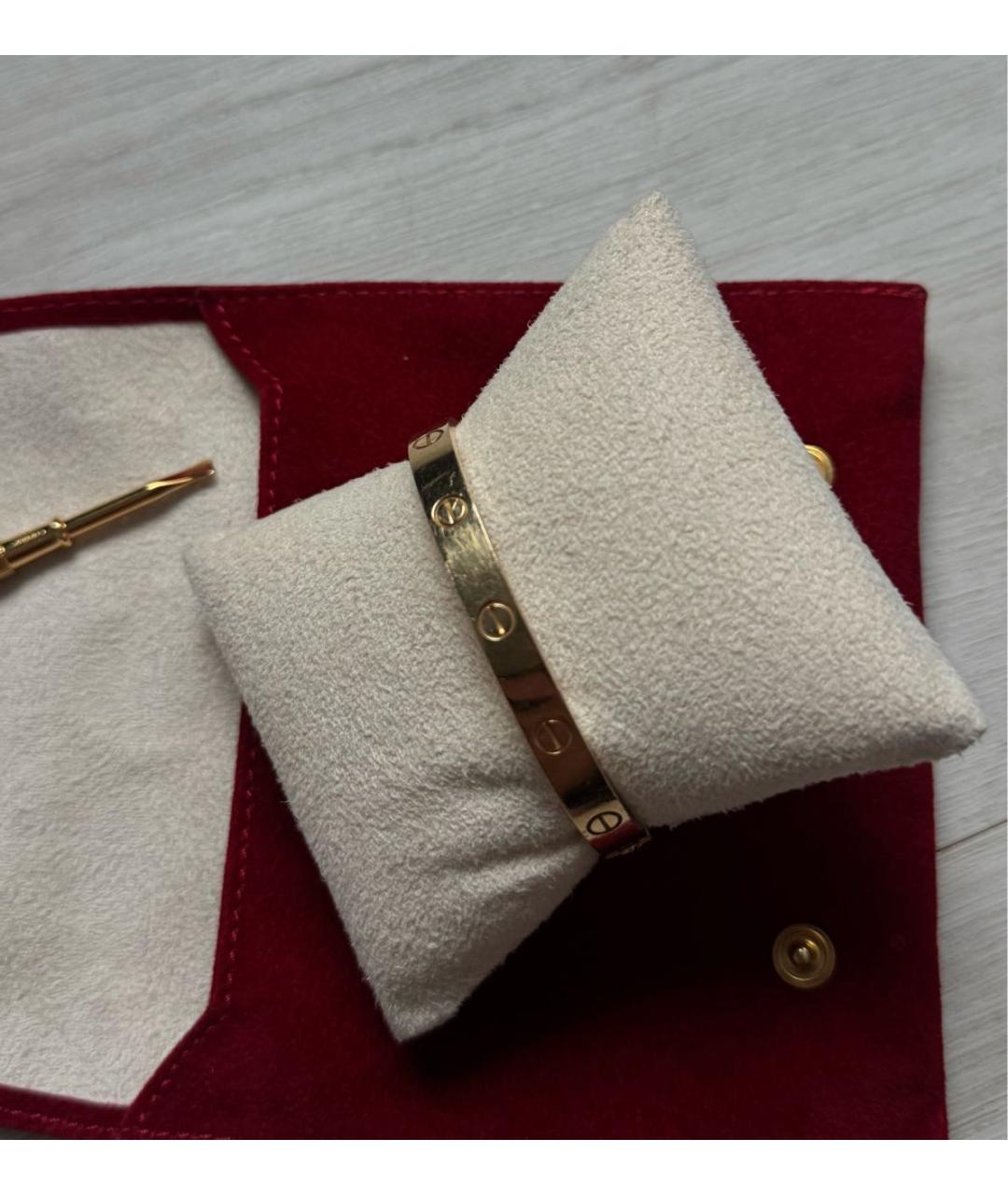 CARTIER Золотой браслет из желтого золота, фото 3