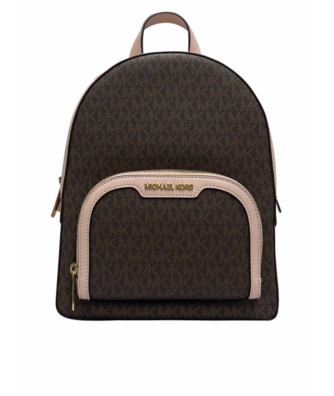 MICHAEL KORS Розовый кожаный рюкзак, фото 1