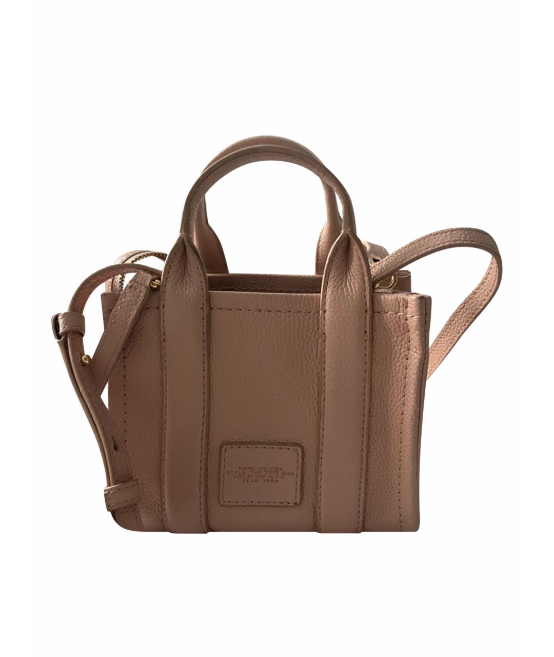 MARC JACOBS Коралловая сумка тоут из искусственной кожи, фото 1