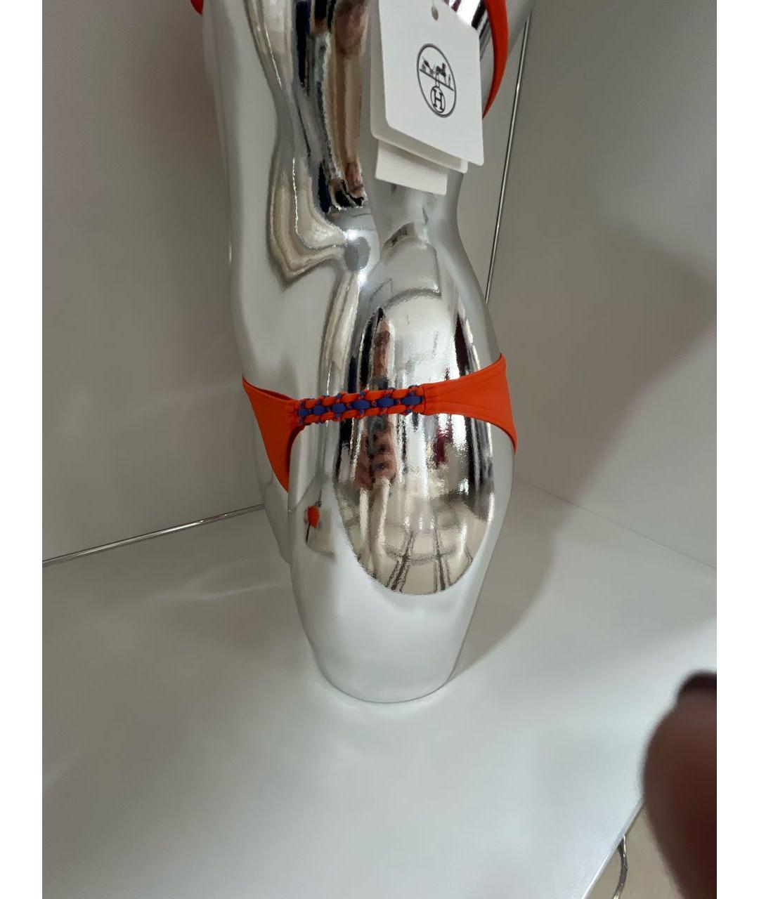 HERMES Оранжевый полиамидовый купальник, фото 3