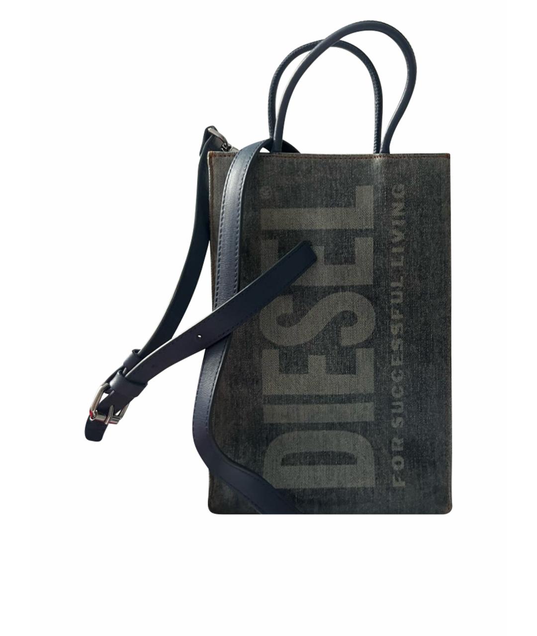 DIESEL Синяя сумка через плечо из искусственной кожи, фото 1