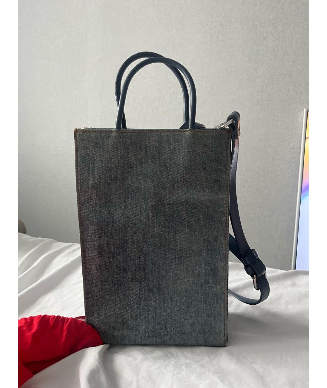 DIESEL Синяя сумка через плечо из искусственной кожи, фото 3