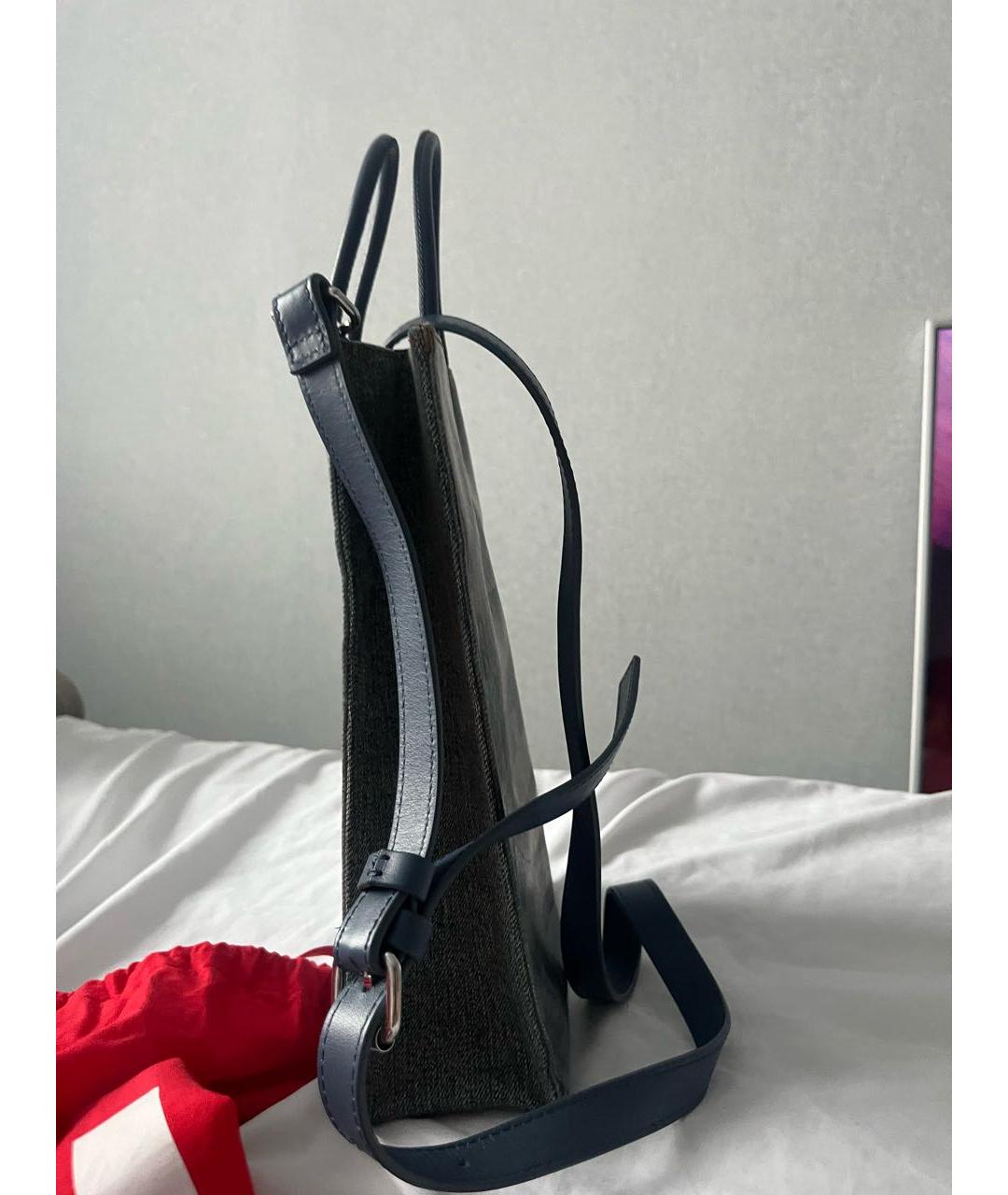 DIESEL Синяя сумка через плечо из искусственной кожи, фото 2