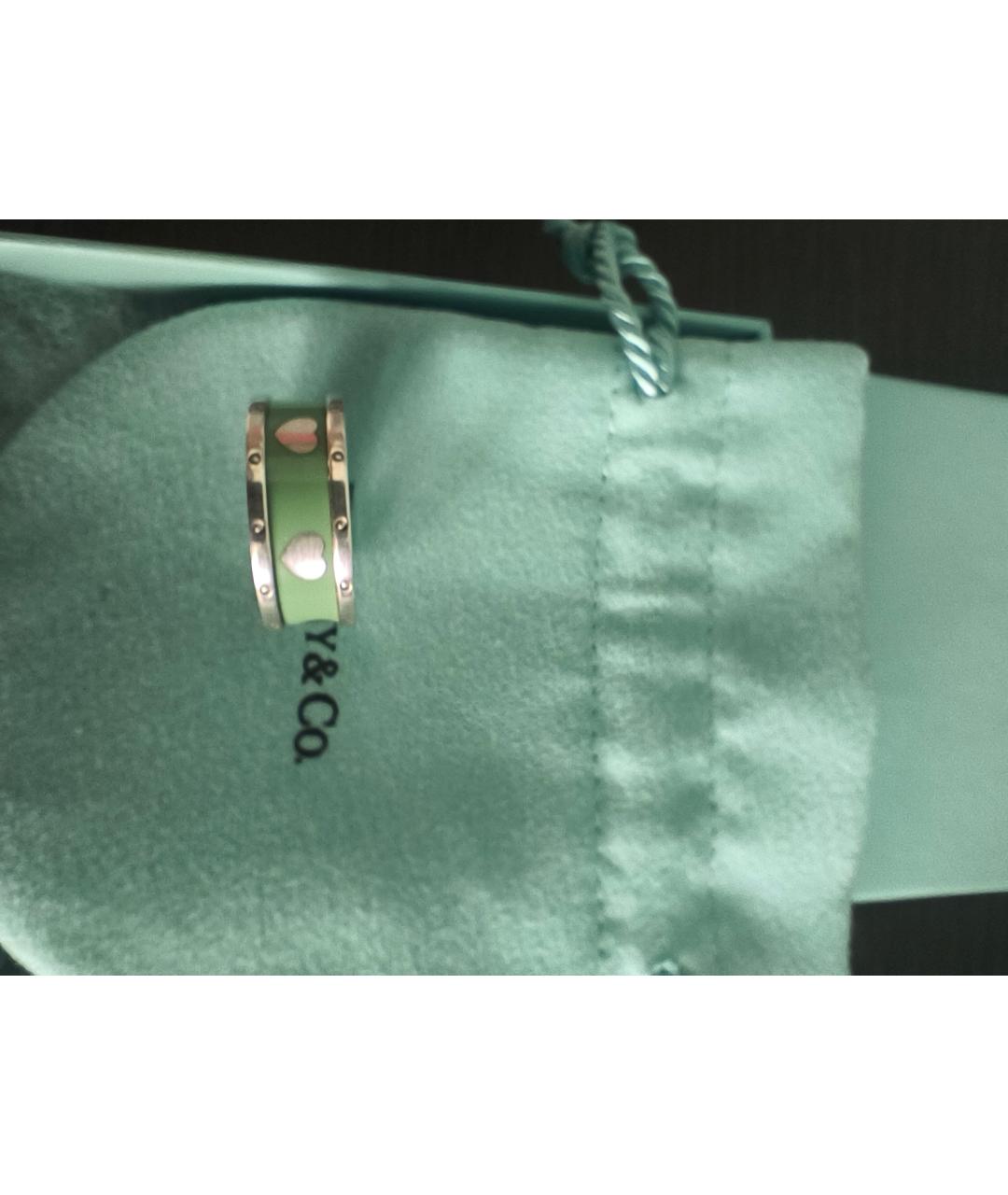 TIFFANY&CO Бирюзовое серебряное кольцо, фото 4