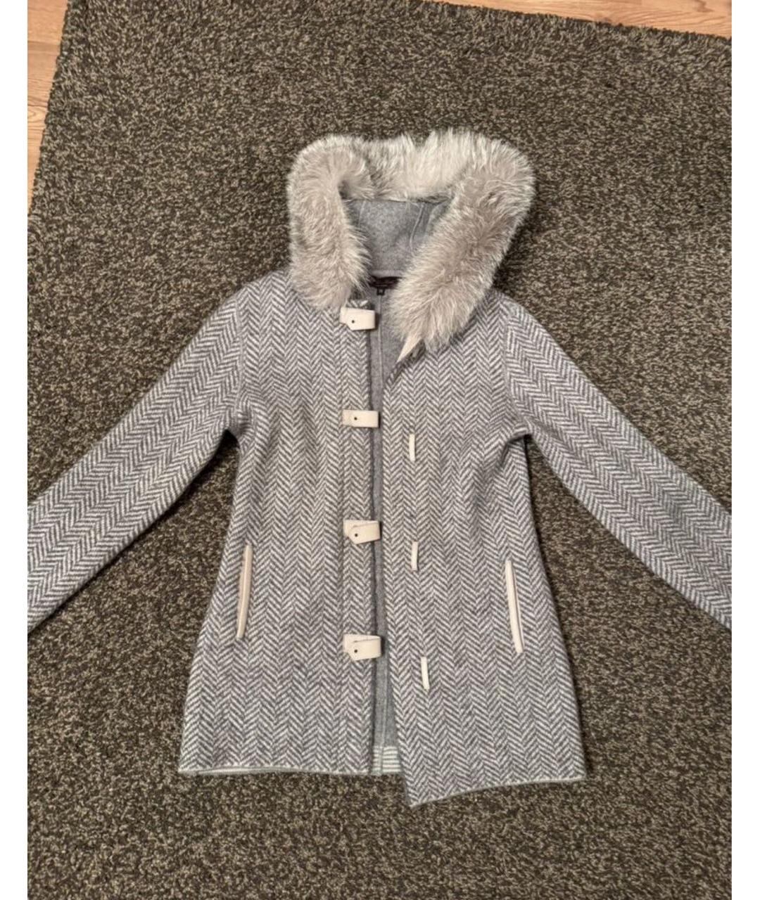 LORO PIANA Серое кашемировое пальто, фото 7